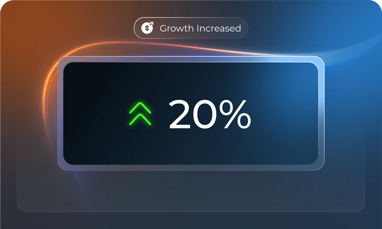 Growth statistics illustration